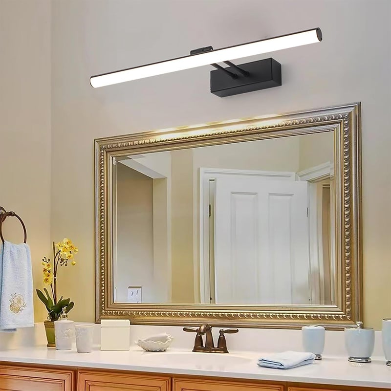 HOWMZON Picture Light, 16" AA Battery Picture Light,Full Metal Picture Frame Light,Wireless Picture Lights with Remote for Wall Display, Photo,Library Black - Image 3